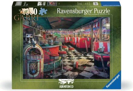 RAVENSBURGER Puzzle Opuštěná místa: Chátrající bistro 1000 dílků