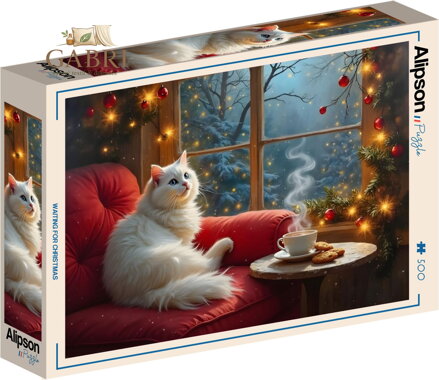 ALIPSON Puzzle Čekání na Vánoce 500 dílků