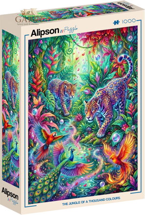 ALIPSON Puzzle Pestrobarevná džungle 1000 dílků