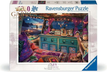 RAVENSBURGER Puzzle View From My Window č.2: Obytná dodávka 1000 dílků