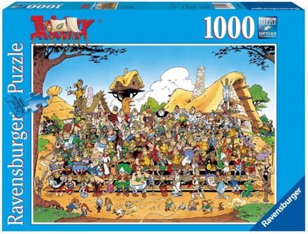 RAVENSBURGER Puzzle Asterix a Obelix: Rodinná fotka 1000 dílků