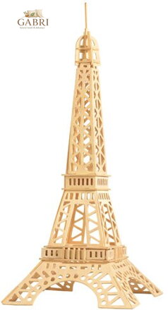 WOODEN TOY , WCK 3D puzzle Eiffelova věž