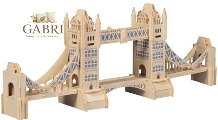 WOODEN TOY , WCK 3D puzzle Tower Bridge