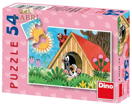 DINO Puzzle Krtek - ptačí budka 54 dílků