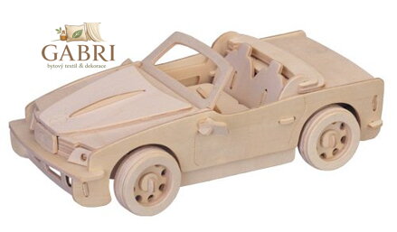 WOODEN TOY , WCK 3D puzzle Malé BMW B-740i