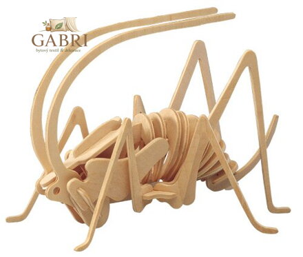 WOODEN TOY , WCK 3D puzzle Cvrček