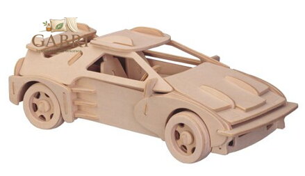 WOODEN TOY , WCK 3D puzzle Ferrari F-20