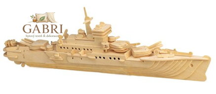 WOODEN TOY , WCK 3D puzzle Křižník