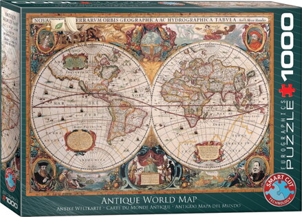 EUROGRAPHICS Puzzle Starověká mapa světa 1000 dílků