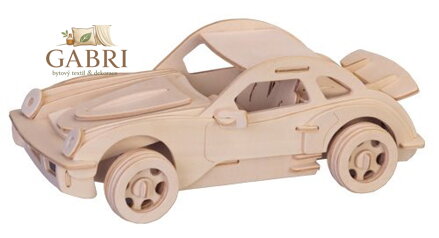 WOODEN TOY , WCK 3D puzzle Porsche