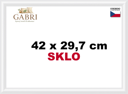 BFHM Plastový rám na puzzle 42x29,7cm A3 - bílý