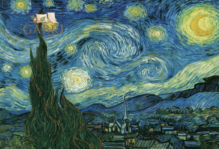 EUROGRAPHICS Puzzle Hvězdná noc 2000 dílků