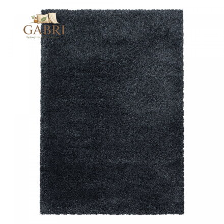 Kusový koberec Fluffy Shaggy 3500 anthrazit