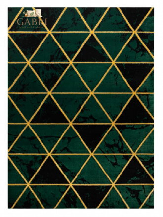 Kusový koberec Emerald 1020 green and gold