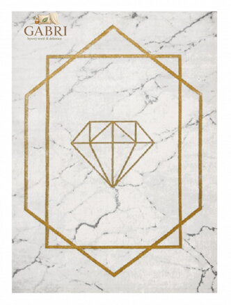 Kusový koberec Emerald diamant 1019 cream and gold