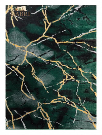 Kusový koberec Emerald 1018 green and gold