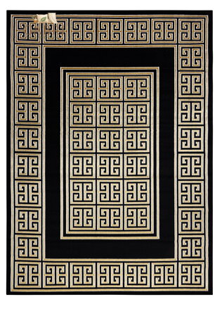 Kusový koberec Gloss 6776 86 greek black/gold