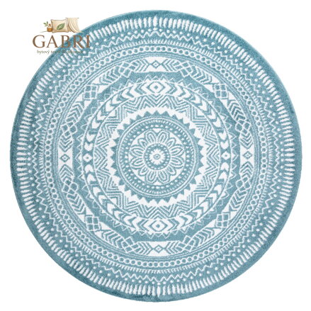 Kusový koberec Napkin blue kruh