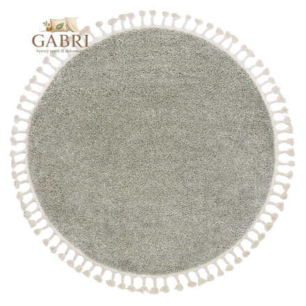 Kusový koberec Berber 9000 green kruh
