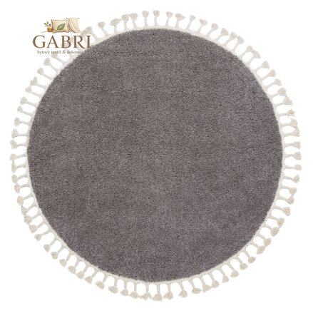 Kusový koberec Berber 9000 brown kruh