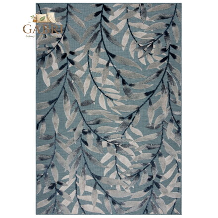 Kusový koberec Plaza Willow Blue – na ven i na doma