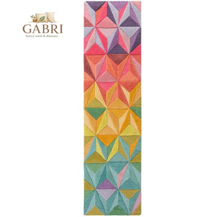 Ručně všívaný běhoun Illusion Reverie Multi