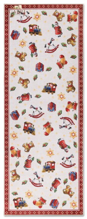 Běhoun Villeroy & Boch Toy's delight s potiskem 106192 Red, Multicolor