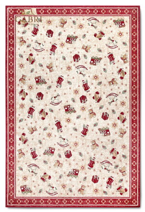 Kusový koberec Villeroy & Boch Toy's delight se střiženým vlasem 106217 Red, Multicolor