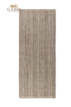 Běhoun Bouclé Jute 105975 Grey Brown
