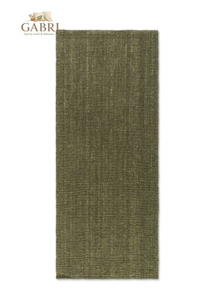 Běhoun Bouclé Jute 105977 Jungle Green