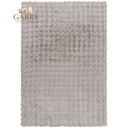Kusový koberec Waffle Faux Fur Grey