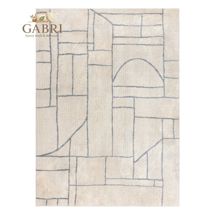 Kusový koberec Fusion 0806 cream/l. grey