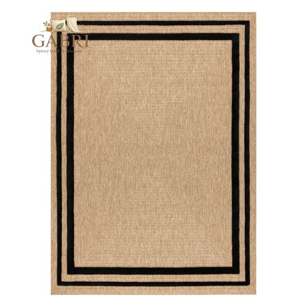 Kusový koberec Spark 0687 beige/black