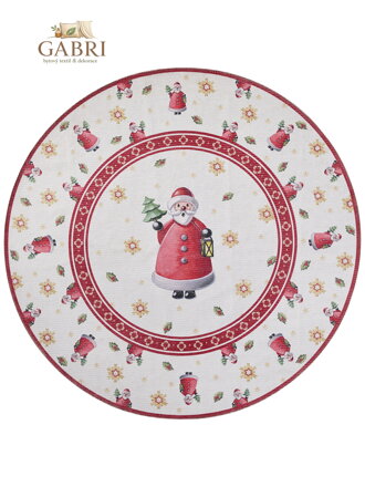 Kusový koberec Villeroy & Boch Toy's delight 106273 Cream, Red kruh