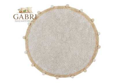 Dětský kusový koberec Bubbly Honey kruh