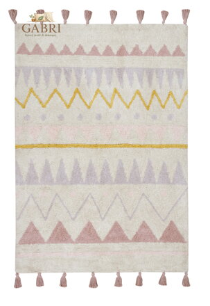 Přírodní koberec, ručně tkaný Azteca Natural-Vintage Nude