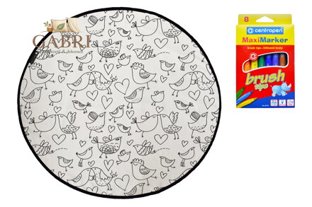 KOBEREC - OMALOVÁNKY - Kissing birds