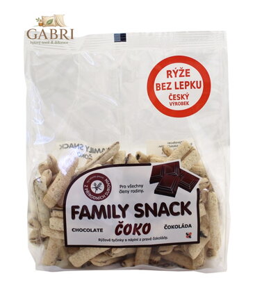Family snack ČOKO sáček 165g bez lepku 340