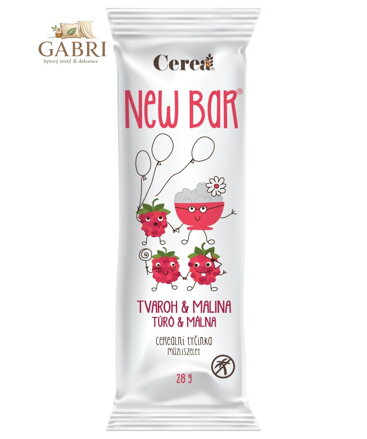 New bar TVAROH a MALINA 28g Cereabar 267