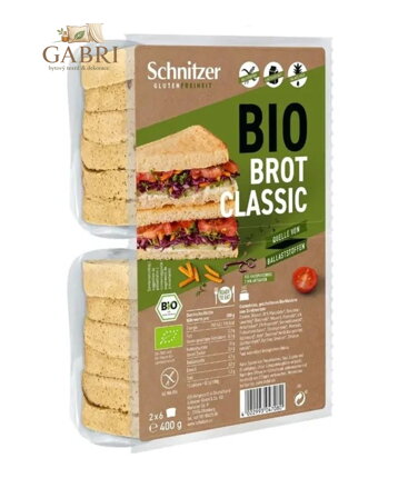 Chléb toustový světlý BIO 400g Schnitzer bez lepku 3353