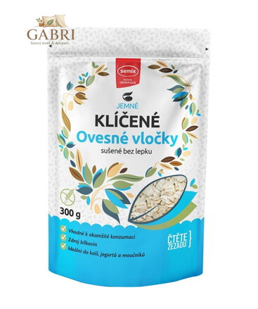 Vločky ovesné klíčené 300g Semix bez lepku 736