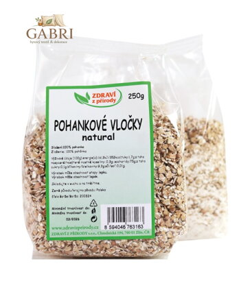 Vločky pohankové světlé natural 250g ZP 2936