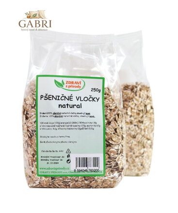 Vločky pšeničné natural 250g ZP 2934