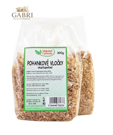 Vločky pohankové tmavé instantní 300g ZP 2869