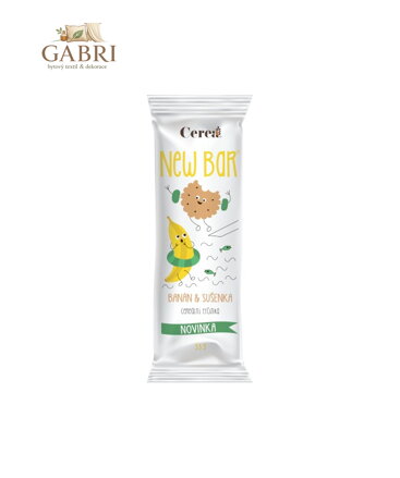 New bar BANÁN a SUŠENKA 33g Cereabar 262