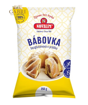 Bábovka v prášku 250g Novalim bez lepku 1277
