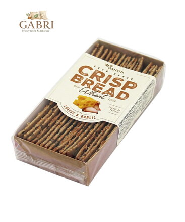 Pšeničný křehký chléb se sýrem a česnekem 130g Danvita 8