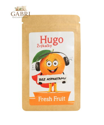 Žvýkačky FRESH FRUIT bez aspartamu 9g Hugo  3814