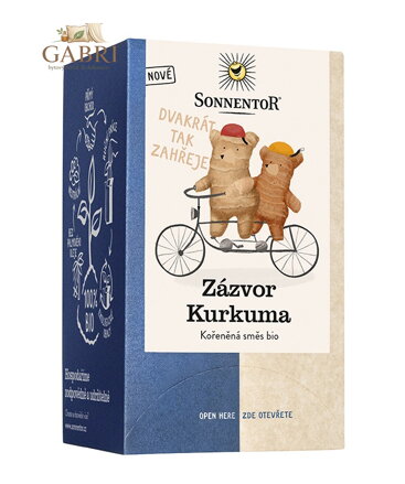 Zázvor kurkuma BIO 18x1,8g Sonnentor 5247