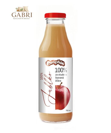 Mošt jablko 100% 750ml sklo Ovocňák 5443
